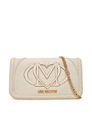 LOVE MOSCHINO Torebka JC4010PP1NLG0110 Écru. Torebki do ręki damskie Love Moschino, bez wzorów, ze skóry, bez dodatków. Za 589.99 zł.