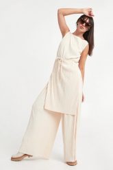 Tunika Teulada MAX MARA LEISURE. Sukienki damskie Max Mara Leisure, s, bez wzorów, bez kołnierzyka, bez ramiączek. W wyprzedaży za 563.72 zł.