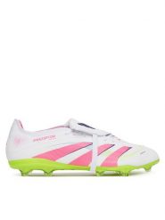 Adidas Buty do piłki nożnej Predator Pro Fold-Over Tongue Firm Ground JR0440 Biały. Białe buty sportowe męskie Adidas, bez wzorów, ze skóry, bez zapięcia. Za 489.99 zł.
