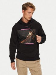 Off-White Bluza OMBB097S23FLE0031034 Czarny Regular Fit. Czarne bluzy męskie OFF-WHITE, m, bez wzorów, z bawełny, bez ramiączek, bez kaptura. Za 919.99 zł.