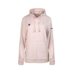 Bluza Arasil: wygoda i swobodny styl z regulowanym kapturem i kieszenią kangurko. Czerwone bluzy damskie IZAS, m, bez wzorów, bez ramiączek. Za 313.00 zł.