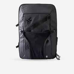 Plecak transportowy na rower XC RACE BAG. Czarne plecaki damskie ROCKRIDER, bez wzorów, sportowe. Za 299.99 zł.