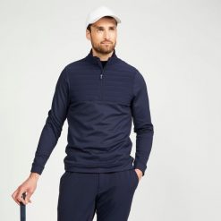 Kurtka do golfa męska Inesis CW500. Niebieskie kurtki męskie INESIS, m, bez wzorów, z elastanu, sportowe, bez kaptura. Za 149.99 zł.