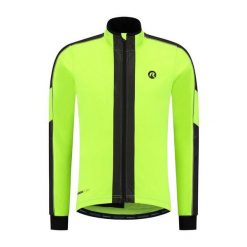 Kurtka rowerowa zimowa męska Rogelli Essential Hi Vis. Czarne kurtki sportowe męskie Rogelli, na zimę, m, bez wzorów, bez kaptura. Za 473.00 zł.
