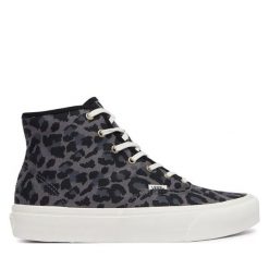 Tenisówki Vans. Czarne trampki i tenisówki damskie Vans, bez wzorów, bez zapięcia. Za 399.99 zł.