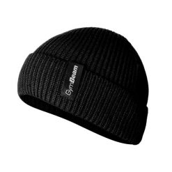 Czapka unisex zimowa czarna Alpine. Czarne czapki damskie GYMBEAM, na zimę, bez wzorów, z materiału, klasyczne. Za 50.90 zł.