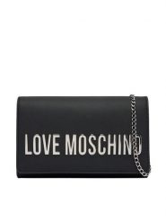 LOVE MOSCHINO Torebka JC4103PP0OKD000B Czarny. Czarne torebki do ręki damskie Love Moschino, bez wzorów, ze skóry, bez dodatków. Za 699.99 zł.