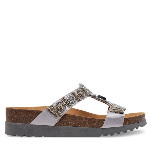 Klapki Scholl. Szare klapki damskie Scholl, bez wzorów, bez obcasa, bez zapięcia. Za 269.99 zł.