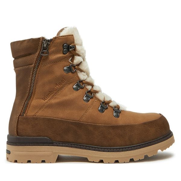 Śniegowce Kimberfeel. Brązowe śniegowce damskie Kimberfeel, bez zapięcia. Za 519.99 zł.