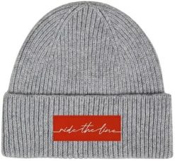 Odzież Beanies unisex SkatePro RIDE THE LINE Czapka Beanie - Szary. Szara czapki damskie SKATEPRO, bez wzorów, sportowe. Za 75.99 zł.