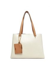 Aldo Torebka Korer 13933735 Écru. Shopperki damskie Aldo, bez wzorów, ze skóry, bez dodatków. Za 199.99 zł.