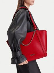 Nine West Torebka CEO-ADDISON-LH22281 Czerwony. Czerwone shopperki damskie Nine West, bez wzorów, bez dodatków. Za 229.99 zł.