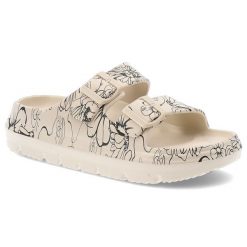 Beżowe Klapki Laura Vita Modne Wsuwane Obuwie Damskie. Brązowe klapki damskie Laura Vita, na lato, bez wzorów, z materiału, bez obcasa, bez zapięcia. Za 149.00 zł.