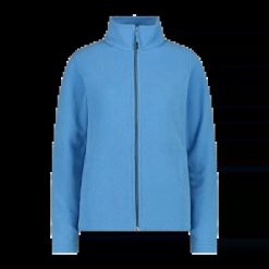 Bluza damska turystyczna CMP 3H13216. Niebieskie bluzy damskie CMP, s, bez wzorów, z materiału, sportowe, bez ramiączek, bez kaptura. Za 305.10 zł.