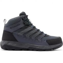 Buty trekkingowe męskie Columbia Strata Trail Mid. Szare trekkingi męskie Columbia, na zimę, z materiału, za kostkę, bez zapięcia. Za 478.00 zł.