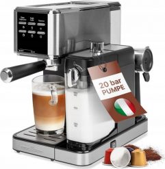 Ekspres ciśnieniowy ProfiCook PC-ES-KA 1266 kolba i Nespresso. Ekspresy ciśnieniowe Proficook. Za 722.31 zł.