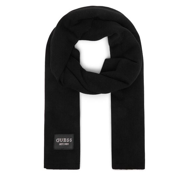 Szalik Guess. Czarne szaliki damskie Guess, z aplikacjami. Za 234.99 zł.