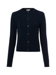 Marie Lund Kardigan damski Kobiety Bawełna niebieski wypukły wzór tkaniny, S. Niebieskie kardigany damskie Marie Lund, s, bez wzorów, z bawełny, bez kołnierzyka. Za 349.95 zł.