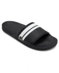 Sandały wsuwane dla Mężczyzn RIVI SLIDE Multicolore. Czarne sandały męskie Quiksilver, bez wzorów, z materiału, bez zapięcia. Za 169.99 zł.