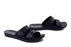INBLU ME-56 014 czarny, klapki damskie. Czarne klapki damskie Inblu, na lato, bez wzorów, bez obcasa, bez zapięcia. Za 68.99 zł.