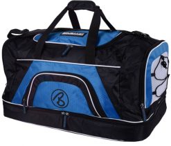 BRUBAKER Big Base - Torba sportowa 90L czarno-niebieska. Czarne torby na ramię męskie X2, z materiału, na ramię, duże. Za 232.99 zł.
