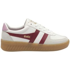 Sneakersy damscy Gola Grandslam Elite Trainer. Białe obuwie sportowe damskie Gola, bez wzorów, bez zapięcia. Za 449.00 zł.