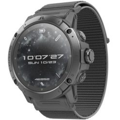 Zegarek przygodowy GPS / sportowy zegarek premium Coros Vertix 2S Space Black. Czarne zegarki męskie COROS, bez wzorów. Za 2,999.99 zł.