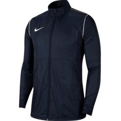 Kurtka do piłki nożnej męska Nike RPL Park 20 RN JKT. Niebieskie kurtki męskie Nike, l, bez wzorów, sportowe, bez kaptura. Za 214.46 zł.