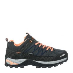 Buty trekkingowe damskie, Rigel Low WP 3Q13246-65UP. Czarne obuwie trekkingowe damskie CMP, bez zapięcia. W wyprzedaży za 359.99 zł.
