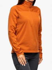 Bluza polarowa damska Fjallraven Abisko Lite Fleece Half Zip. Brązowe bluzy damskie Fjällräven, xs, bez wzorów, z materiału, bez ramiączek, bez kaptura. Za 351.99 zł.