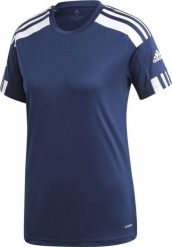 Adidas Koszulka adidas Squadra 21 W GN5754. Bluzki damskie Adidas, bez wzorów, bez kołnierzyka, bez ramiączek. Za 65.98 zł.