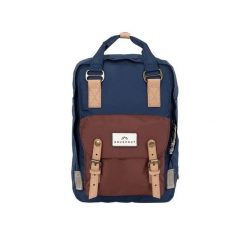 Plecak Doughnut Macaroon Jungle. Niebieskie plecaki męskie Doughnut, bez wzorów, z materiału. Za 372.50 zł.