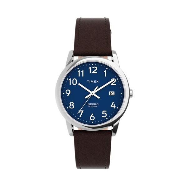 Zegarek Timex. Brązowe zegarki męskie Timex, bez wzorów. Za 259.99 zł.
