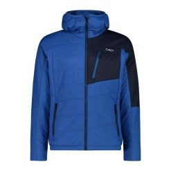 Kurtka z kapturem CMP. Niebieskie kurtki sportowe męskie CMP, na zimę, m, bez wzorów, z puchu, z kapturem, narciarskie. Za 505.95 zł.
