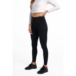 Legginsy fitness z wysokim stanem damskie Rough Radical Cover. Czarne legginsy damskie ROUGH RADICAL, bez wzorów. W wyprzedaży za 135.92 zł.