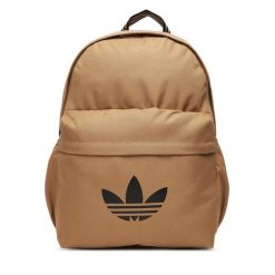 Plecak adidas. Brązowe plecaki męskie Adidas, bez wzorów, sportowe. Za 109.99 zł.
