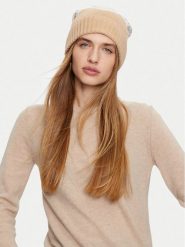 Liu Jo Czapka TF4297 MS55L Beżowy. Brązowe czapki damskie Liu Jo, na zimę, bez wzorów, z materiału. Za 399.99 zł.