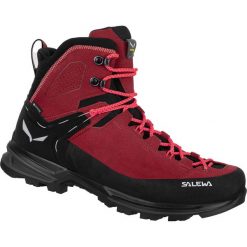 Buty trekkingowe damskie Salewa Mtn Trainer 2 Mid Gtx. Czerwone obuwie trekkingowe damskie Salewa, z materiału, bez zapięcia. Za 1,143.00 zł.