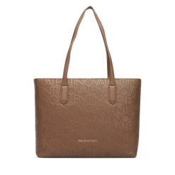 Torebka Valentino. Brązowe shopperki damskie Valentino, bez wzorów, bez dodatków. Za 749.99 zł.