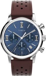Zegarek męski Timex TW2W10200 brązowy. Brązowe zegarki męskie Timex, bez wzorów. Za 1,332.86 zł.