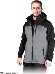 Leber&Hollman LH-MENFUN - Męska kurtka ochronna z materiału SOFTSHELL 2XL. Brązowe kurtki męskie Leber&Hollman, m, bez wzorów, z softshellu, bez kaptura. Za 203.37 zł.