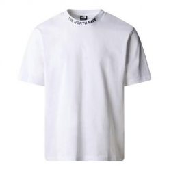 Koszulka sportowa męska The North Face Zumu Relaxed. Białe koszulki sportowe męskie The North Face, l, bez wzorów, z bawełny, bez ramiączek, trekkingowe. Za 223.00 zł.
