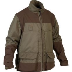 Kurtka outdoor Solognac 900. Brązowe kurtki męskie SOLOGNAC, l, bez wzorów, sportowe, bez kaptura. W wyprzedaży za 179.99 zł.