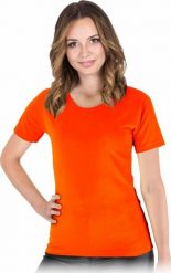 R.E.I.S. TS-EVORA - T-shirt damski z siateczki doskonała wentylacja idalny dla sportowców dzianina 100% poliester 130-135 g/m2 okrągły - pomarańczowy. Brązowe t-shirty damskie R.E.I.S., m, bez wzorów, z dzianiny, bez kołnierzyka, bez ramiączek. Za 10.83 zł.