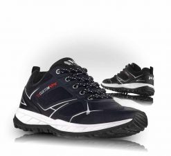 VM-4805-60 - MELBOURNE półbuty outdoor czarny 44. Czarne trekkingi męskie VM Footwear, bez zapięcia. Za 313.19 zł.