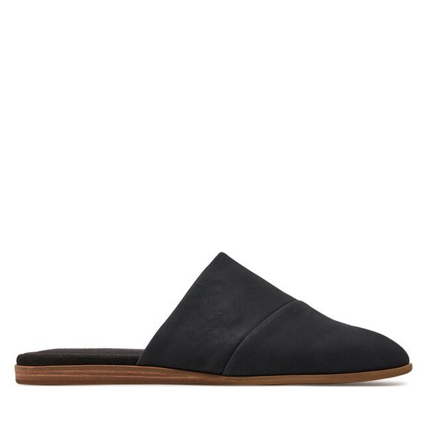 Klapki Toms. Czarne klapki damskie Toms, bez wzorów, bez obcasa, bez zapięcia. Za 236.99 zł.