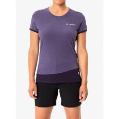 Koszulka szybkoschnąca damska Vaude Sveit Shirt. Fioletowe koszulki sportowe damskie Vaude, bez wzorów, bez ramiączek. Za 131.99 zł.