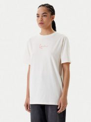 Karl Kani T-Shirt Signature Cherry Print PD00005460 Biały Oversize. Białe t-shirty damskie Karl Kani, l, bez wzorów, z bawełny, bez kołnierzyka, bez ramiączek. Za 89.99 zł.