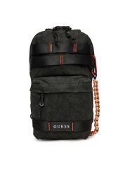 Guess Plecak HMASCVP5226 Czarny. Czarne plecaki męskie Guess, z aplikacjami, z materiału. Za 279.99 zł.