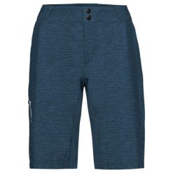 Szorty damskie VAUDE Ligure. Czarne szorty damskie Vaude, bez wzorów. W wyprzedaży za 449.70 zł.